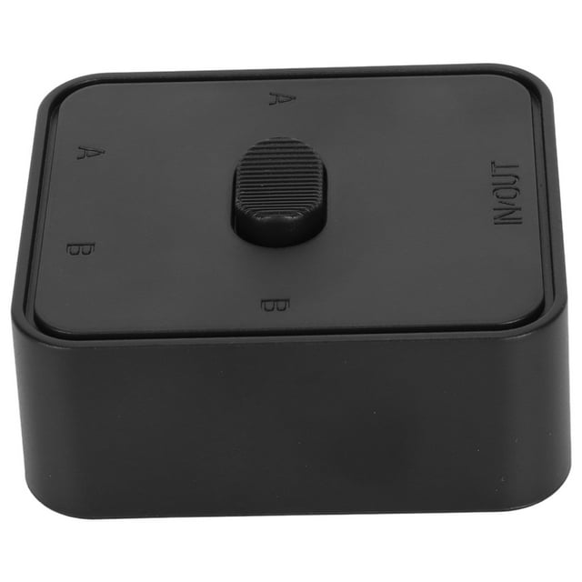 Conmutador De Red Gigabit De 2 Puertos, Transmisión Bidireccional Instalación Simple Alta Velocidad De Transmisión Conmutador De Red Sin Energía De Salida 2 En 1 Para