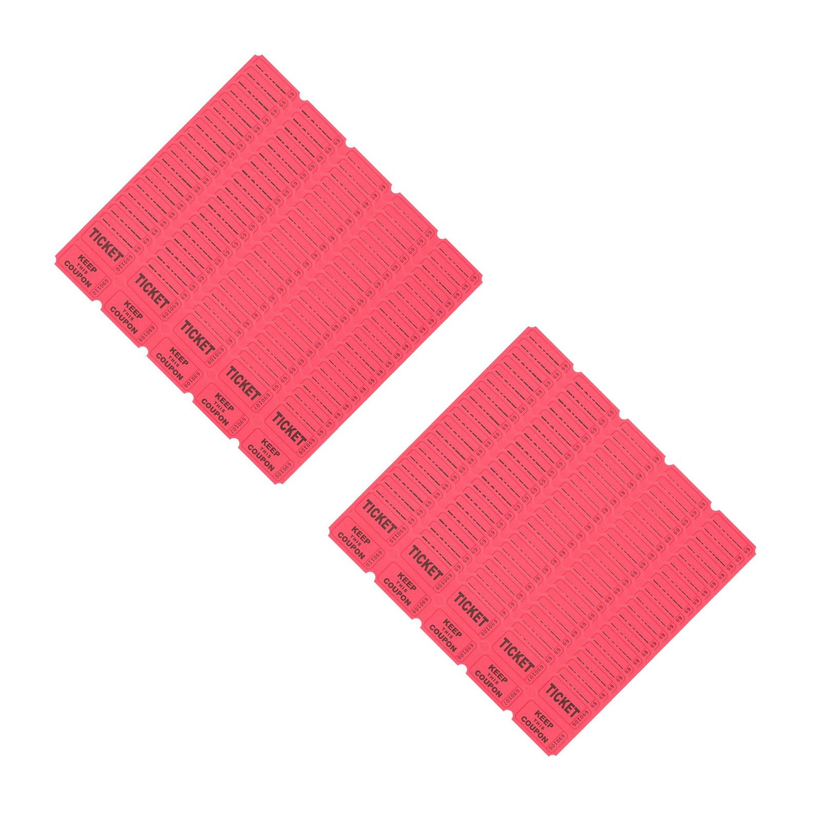 未使用品 ラッフルチケット Raffle Tickets 2000組B-0467 Blue Double Roll Raffle Tickets, 2000 Count, Perfect for