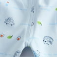 thumbnail image 6 of Caqnni 5-Piece Preemie Baby Boy Girl Layette Set Boy Clothes Viscose Gender Neutral Baby Gift Sets to 0-3 Months Layette Set to 0-3 Months (A08-Blue), 6 of 9