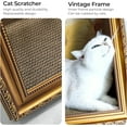 thumbnail image 5 of Mona Lisa Cat Scratcher Bed, Cat Living in Famous Painting, Art 4D Oil with Arm Front Panel, Easy-to-Assemble Bed Couch Cave Condo Creative Home Decoration (Mona Lisa,One Size), 5 of 7