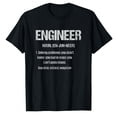 thumbnail image 1 of AALJY Engineer Definition T-Shirt with Funny Saying T-Sh, 1 of 5