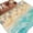 Blue, variant on Summer Beach Time Area Rugs 5'x7', Washable Small Throw Rugs for Laundry Room Playroom, Ocean Waves Leisure Time Sandy Indoor Outdoor Rug Non-Slip Low Pile Carpet Runner Reversible Floor Mats