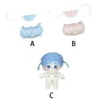 thumbnail image 1 of Delicate Children Doll Interesting Exquisite Playing Props Small Size Children Dress Accessory Plush Toy Clothes Props Dressing Adornment Type 3, 1 of 8