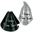 thumbnail image 2 of Beistle Club Pack of 50 Sparkling Silver "Happy New Years" Legacy Party Favor Hats, 2 of 2
