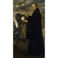 thumbnail image 2 of Francisco de Zurbarán 10x14 Gold Ornate Wood Frame and Double Matted Museum Art Print Titled - Saint Benedict (ca. 1640-45), 2 of 4