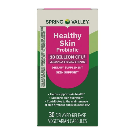SV Adult Healthy Skin Probiotics Veggie Delayed Released Capsule, CSP V 30 Count