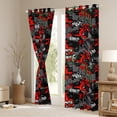 thumbnail image 3 of Extreme Sport 30%-50% Blackout Curtains Race Car Curtains & Drapes for Teen, Red Sports Car Curtains Cool Racing Car Black Out Curtains, Hippie Hip Hop Graffiti Window Drapes Red Grey Bedroom Decor, 3 of 6