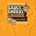 thumbnail image 3 of Disney Pixar Toy Story Saucy Cheesy Chosen Pizza Planet Men's T Shirt (Gold, S-XXXL), 3 of 4
