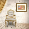 thumbnail image 3 of Khayat, Natalie 18x14 Gold Ornate Wood Framed with Double Matting Museum Art Print Titled - God Bless America2, 3 of 4