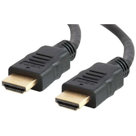 Tv Delivery Tip C2G/Cables to Go 56781 High Speed HDMI Cable with Ethernet for Chromebooks, Laptops, and TVs, Black (1 Feet), Simultaneous delivery of dual.., By C2G/ Cables To Go ()