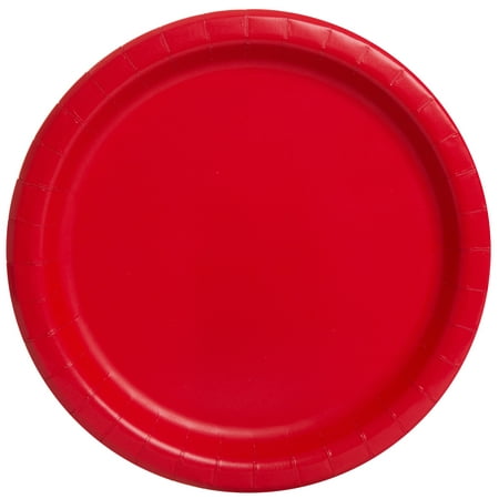 Red Paper Dinner Plates, 9in, 20ct (Best White Dinner Plates)
