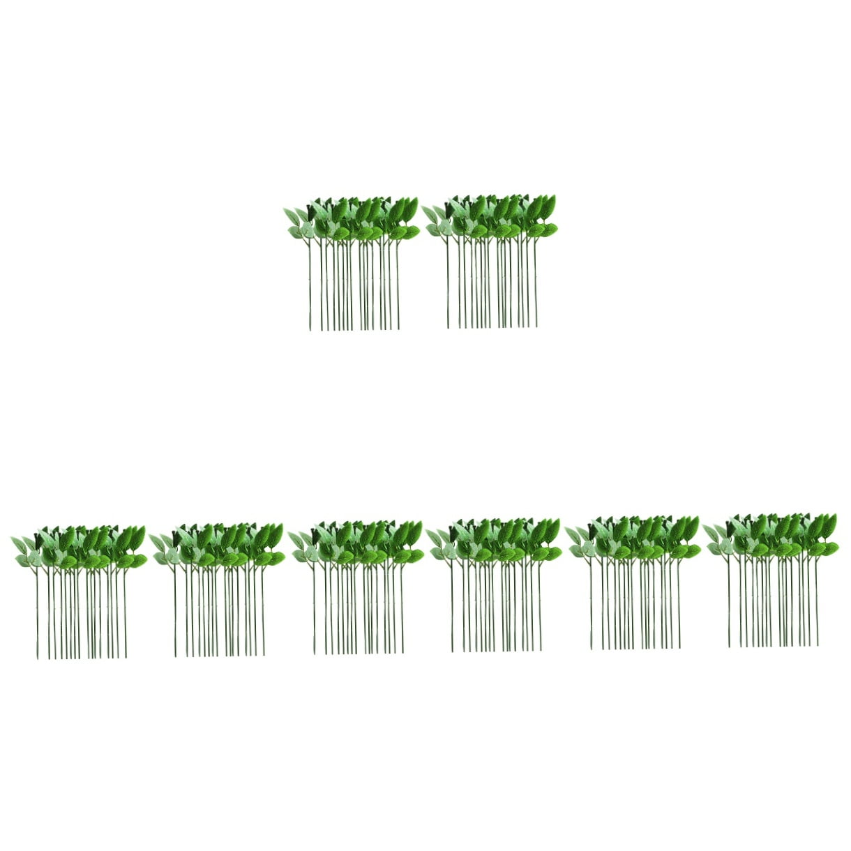 MLINS 160 Pcs  Realistic Rose Flower Stem Fake Plant Rod DIY Flower Arrangement