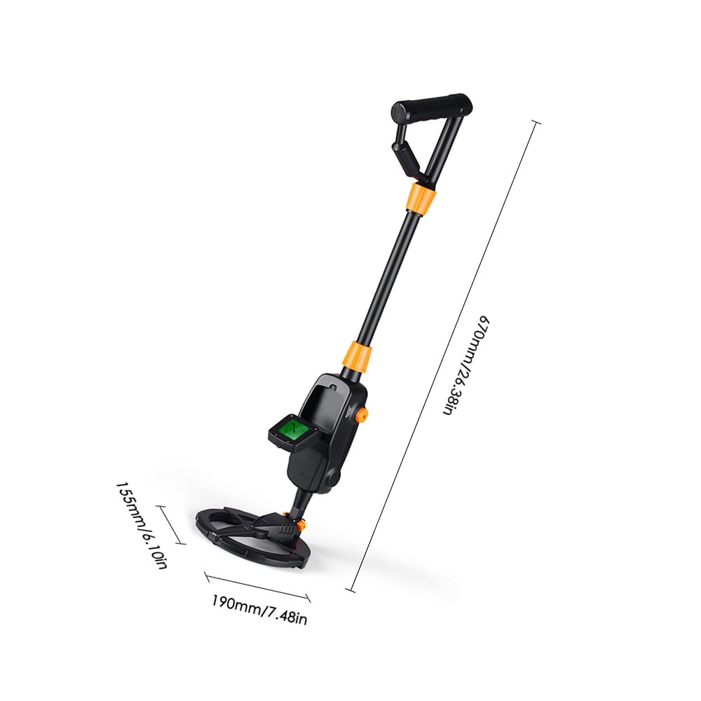 MIXFEER Children Lightweight Handheld Metal Detector Gold Digger Treasure Hunter Seeker with Waterproof Search Coil for Kids