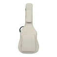 thumbnail image 4 of kurtrusly Acoustic Guitar Bag with Pockets Backpack Adjustable Shoulder Strap for Bass Beige, 4 of 9