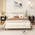 thumbnail image 4 of Gymax 2PCS 3-Tier Sofa Side Table w/ Open Storage Shelf Metal Legs for Living Room, 4 of 10