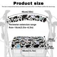 thumbnail image 6 of HELLHERO Cow Spots Easy Install Rollator Seat Cover & Back Rest Covers Removable Breathable for Outdoor and Outdoor Park, 6 of 7