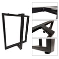 thumbnail image 7 of Heavy Duty Metal Table Legs 28 Inch by 24 Inch T Shape Industrial Desk Legs for Dining Table Office Desk Computer Table and Workbench Black 2 Pack, 7 of 7