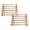 Beige-2Pcs, variant on Wood Thread Rack for 60 Spools, Heavy Duty Sewing Thread Organizer, Freestanding or Wall Mount Holder for Embroidery Quilting Thread Storage, Fits Mini King Cones, 12.6"x15.7"
