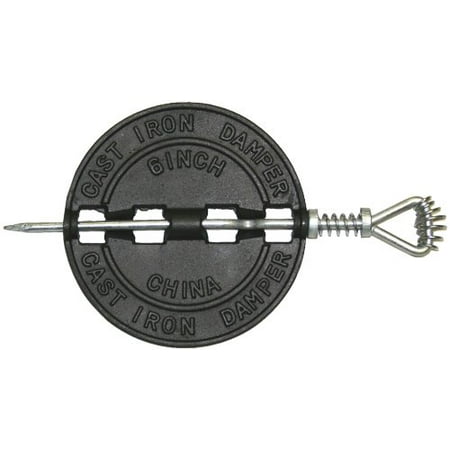 Cast Iron Antique Stove US Stove D6 Cast Iron Damper, 6-Inch, For use with any wood or coal stove By US Stove Company ()