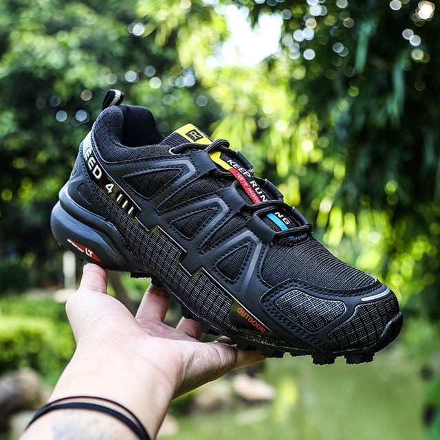 Zapatos Calzado de camping para hombre, de senderismo transpirables para deportes al aire libre (negro 41) Likrtyny Tenis De Mujer Tenis De Hombre