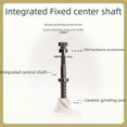 thumbnail image 2 of Manual Coffee Grinder with Ceramic Grinding Core - Effortless Hand-Crank Operation, Double Bearing for Smooth Grinding, Multi-Purpose for Coffee Beans & Spices, Modern Simple Style, Includes Cleaning, 2 of 5