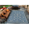 thumbnail image 6 of Couristan Recife Veranda Indoor / Outdoor Area Rug, Champagne- Blue, 8'6" x 13', 6 of 6