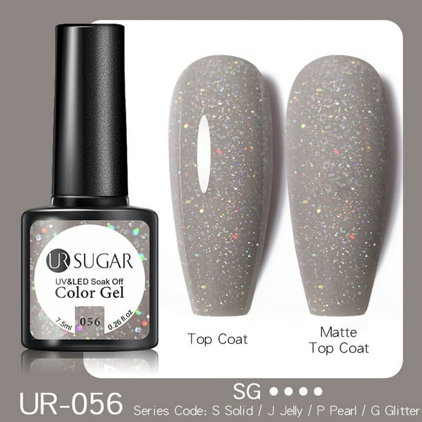 UR SUGAR 7,5ml Purpurina Gel UV Esmalte De Uñas Lentejuelas Remojar El Colorido DIY Arte Gao Jinjia unisex