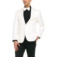 thumbnail image 6 of Adam Baker Men's Floral Paisley Shawl Lapel Tuxedo Jacket Matching Bow Tie Included, 6 of 6