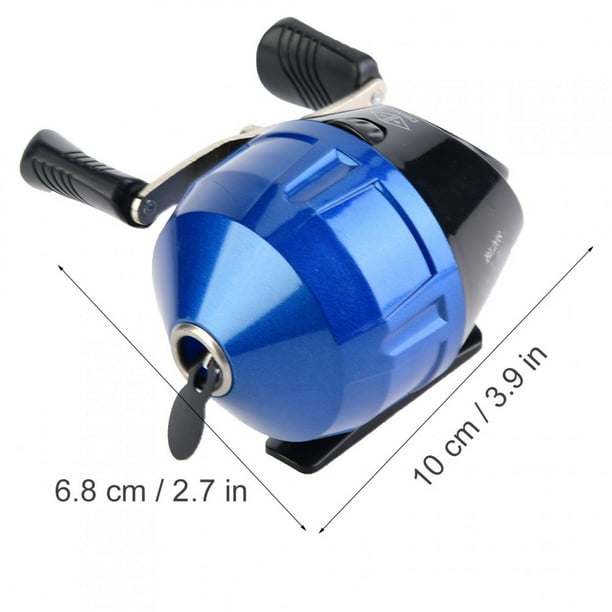 Qiilu Blue Casting Spinning Reel Inner Line Shooting Fish Wheel Closed Fishing Reel, Metal Fishing Reel, Lightweight Fishing Reel