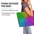 thumbnail image 2 of Disketp Colorful Glitter Bolsa Tote Estampada para Mujer, Bolso de Hombro y de Mano para Compras y Viajes, 2 of 8