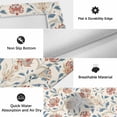 thumbnail image 6 of Boho Floral Outdoor Rug for Patio/Deck/Porch, Non-Slip Large Area Rug 5 x 7 Ft, Modern Watercolor Red Blue Flower Plant Indoor Outdoor Rugs Washable Area Rugs, Reversible Camping Rug Carpet Runner, 6 of 8