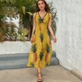 thumbnail image 5 of Lunarable Pineapple Art Sleeveless Dress Women's Summer Suit Dresses for Women 2025 Luxury Party Dress, 5 of 7