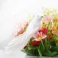 thumbnail image 2 of LIMEI 12 Pcs Set, Foam Artificial Dove Ornaments, 15 cm, Wedding & Christmas Decor, 2 of 7