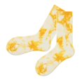 thumbnail image 4 of Tie-Dyed Socks Unisex Socks Skateboard , Yellow, 4 of 8