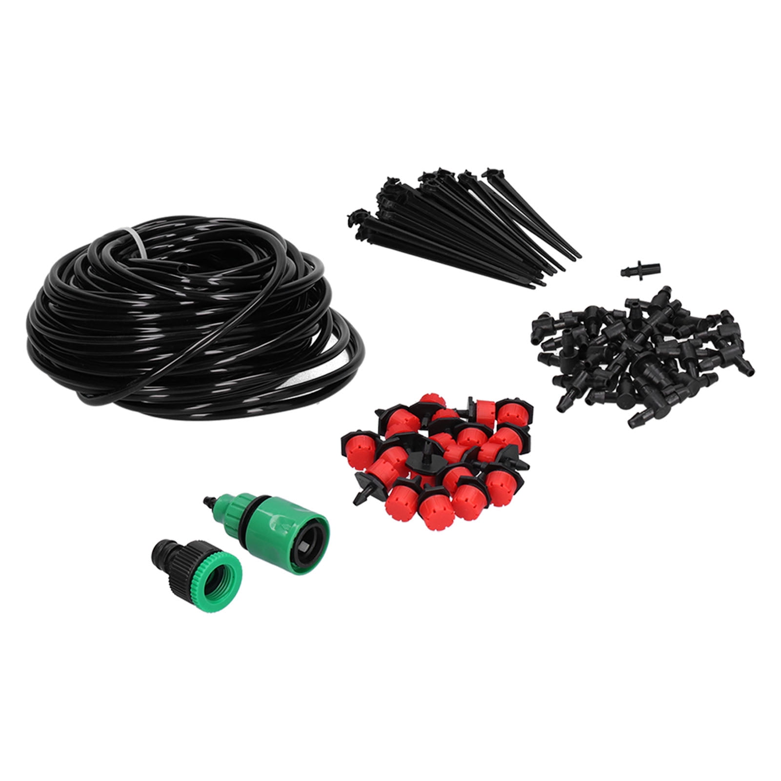 Suodoka 65.6 ft (20m) Automatic Drip Irrigation Kit with Adjustable Drippers, 63-Piece Garden Watering System for Home Potted Plants and Flowerbeds