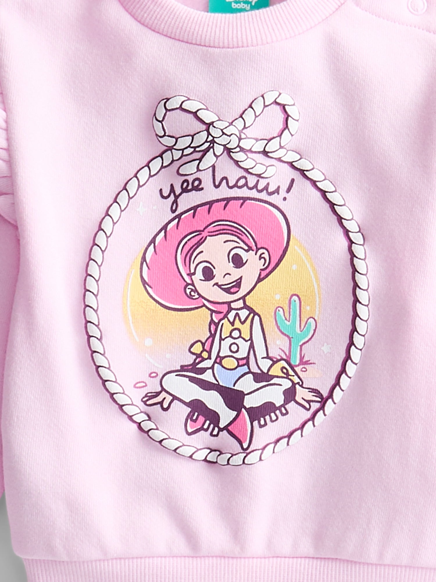 Disney Toy Story Baby Girls' Fleece Sweatshirt and Joggers Set, 2-Piece, Sizes 0/3M-24M