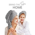 thumbnail image 2 of Martex 6-Piece 100% Ringspun Cotton Towel Set, Quick Dry Soft & Absorbent, Silver, 2 of 8
