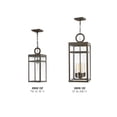 thumbnail image 6 of 2808DZ-LL Hinkley Lighting Porter - 4 Light Large Outdoor Hanging Lantern in Transitional Style - 12 Inches Wide by 31.25 Inches High-Aged Zinc, 6 of 6