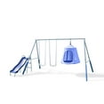Sportspower Shooting Star Metal Swing Set with LED Swings & 5' Double