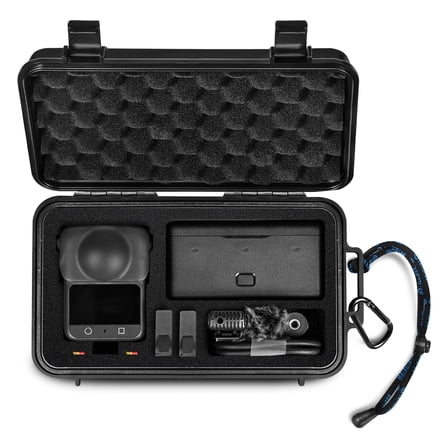Lekufee Travel Waterproof Hard Case Compatible with DJI Osmo 360, Battery Case, and other Accessories(Case & Bag Only)