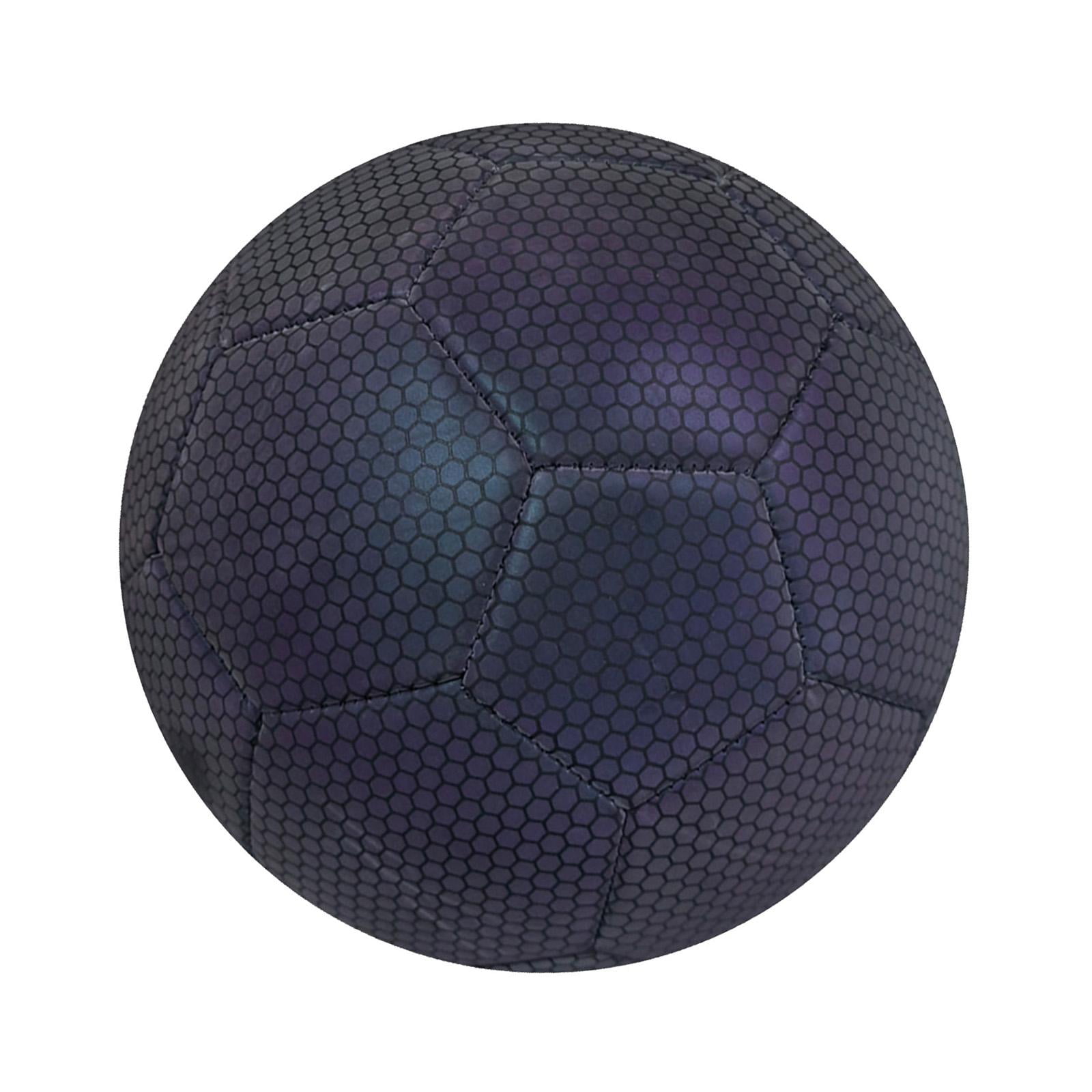 Baoblaze Holographic Reflective Soccer Ball Professional Luminous Official Match Ball
