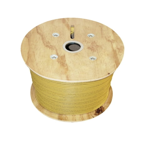 Infinity Cable CAT6A 650MHz U/FTP 4 Pairs 28AWG Screened Patch Cable CM 100% Pure Copper  1000 Ft. Bulk Cable Reel  Yellow price history on PriceWatchPro