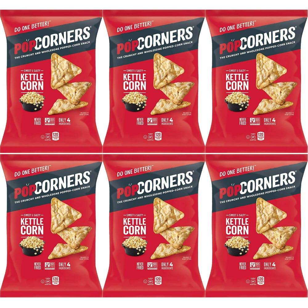 Sweet & Salty Kettle Corn, Carnival Kettle Crispy and Crunchy Popped