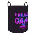 thumbnail image 2 of XMXT Collapsible Laundry Basket, Gaming Motto Imprinted Design Waterproof Laundry Hamper, 40L Black, 2 of 8