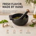thumbnail image 6 of Alva Cast Iron Mortar and Pestle Set, 2-Cup, Heavy-Duty, 6 of 7