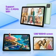 Android 14 Tablet 10 inch 128GB ROM 8GB RAM Google GMS Computer Tablet,8000mAh,Wifi, Bluetooth
