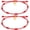 Red, variant on String Bracelet for Women & Men - Kabbalah Protection with 7 Knots and Christian Design, Adjustable , Friendship Wristband for Luck (Pulsera Roja para Mujer)