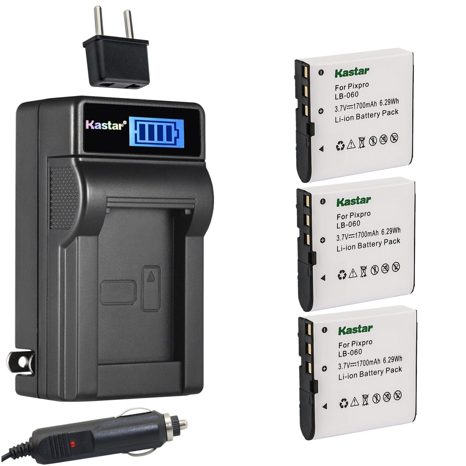Kastar Replacement Li-Ion Battery For Olympus LI-20B, Fujifilm NP-60, Sony COMA-BP1 & Many More - 3.7V 1900mAh 2 thumbnail image
