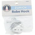 thumbnail image 4 of Zurich Robe Hook, Polished Chrome by Stone Harbor Hardware, 4 of 4