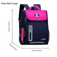thumbnail image 1 of 1pc Primary School Student Schoolbag, Protective Spine Bag, Burden Reduction Bag, Boys And Girls Children's Schoolbag, Glow In The Dark Space Schoolbag, 1 of 5